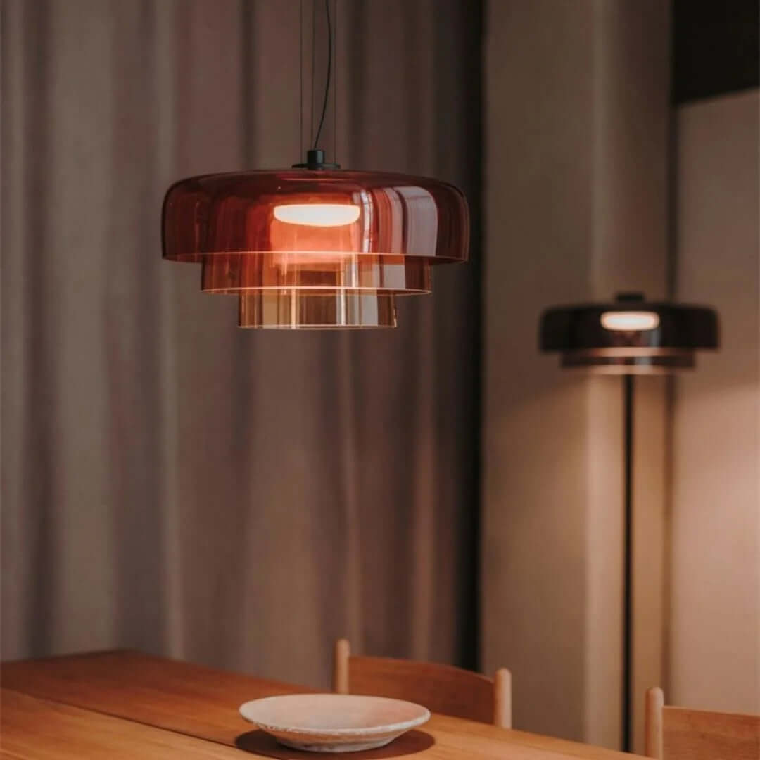 Suspension en Verre de Style Nordique