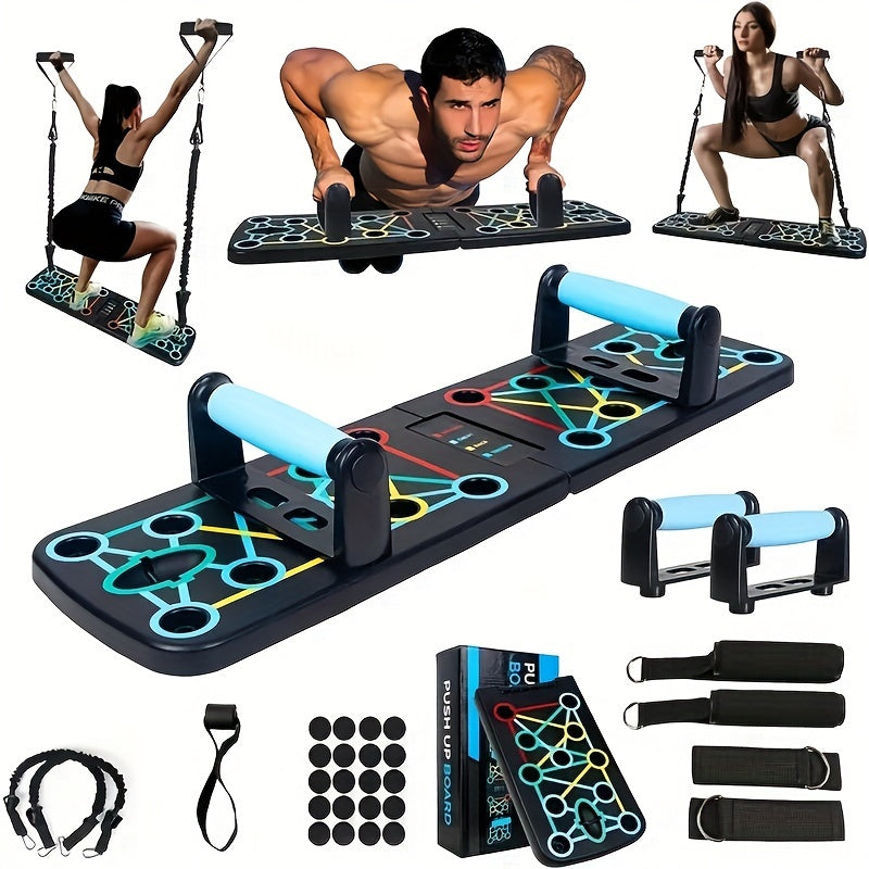 MULTIPUSH PRO – Planche d'entraînement de force multifonctionnelle pour des séances de gym à domicile