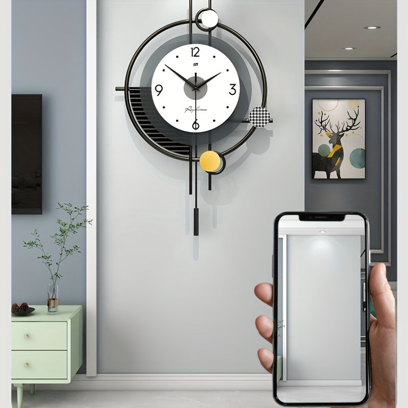 AURA - Horloge de Salon Élégante avec Accent de Design Simple