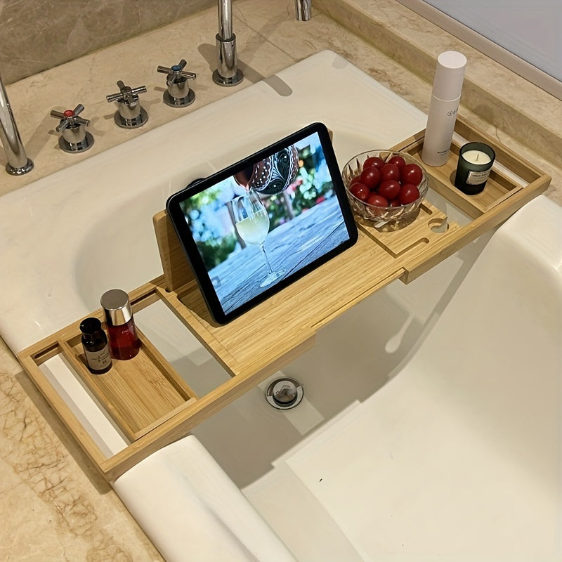 Plateau de Baignoire en Bambou - Pour une Détente Ultime