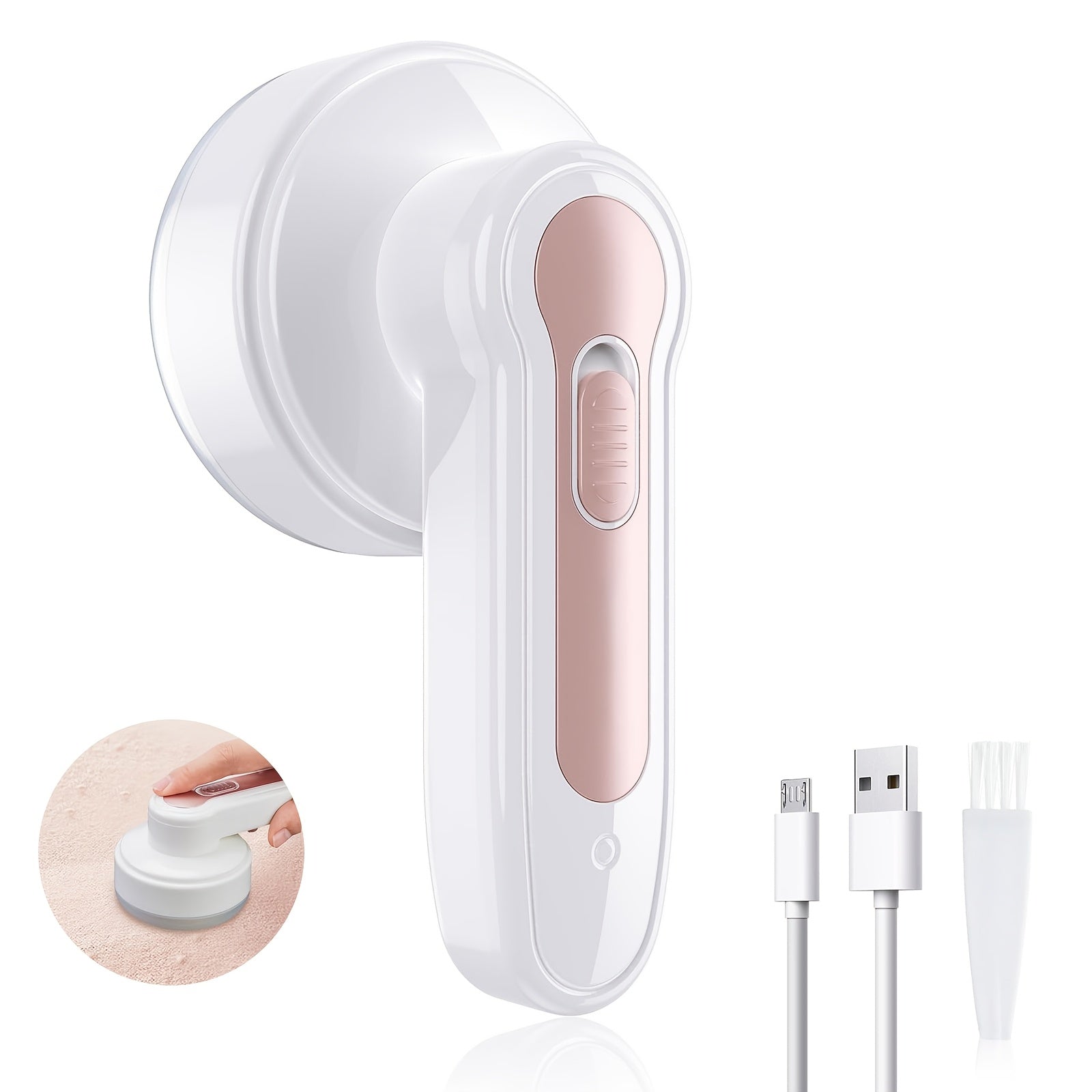 Rouleau à Poussière Rechargeable - Élimination Efficace des Peluches pour Vêtements et Meubles