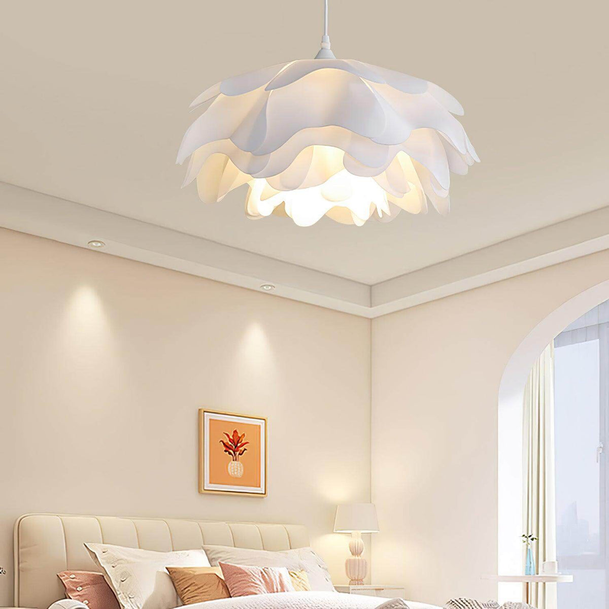 Lampe Pendante en Forme de Fleur