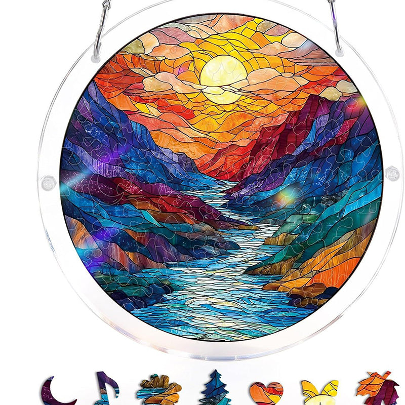 RadianceFlow™ | Attrape-lumière avec un fascinant design de coucher de soleil océanique