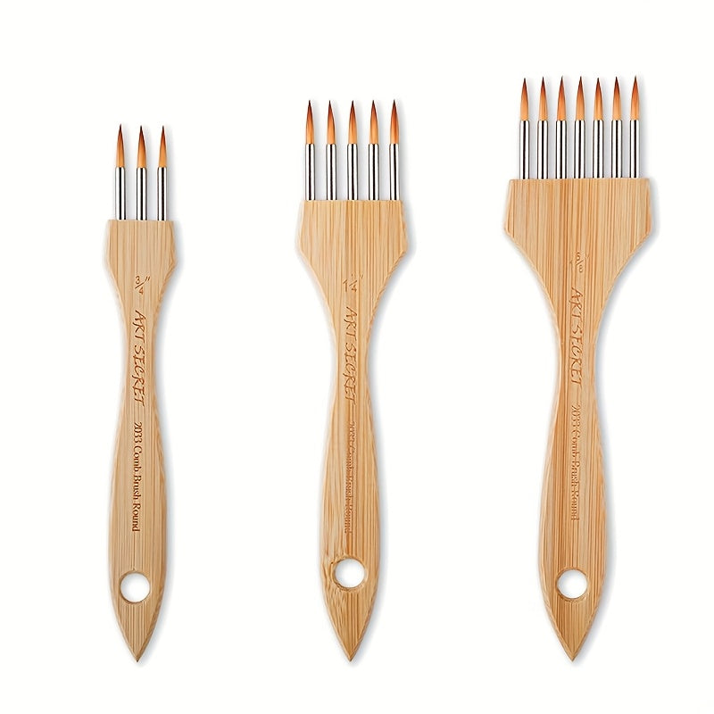 Set de Peignes Multitandige ArtSecret – Créatif et Polyvalent pour la Peinture