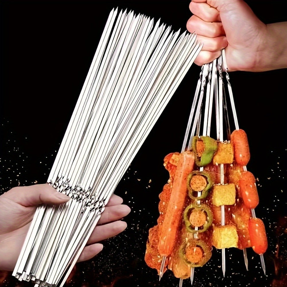 SKEWERTUBE – Ensemble de brochettes en acier inoxydable avec tube de rangement