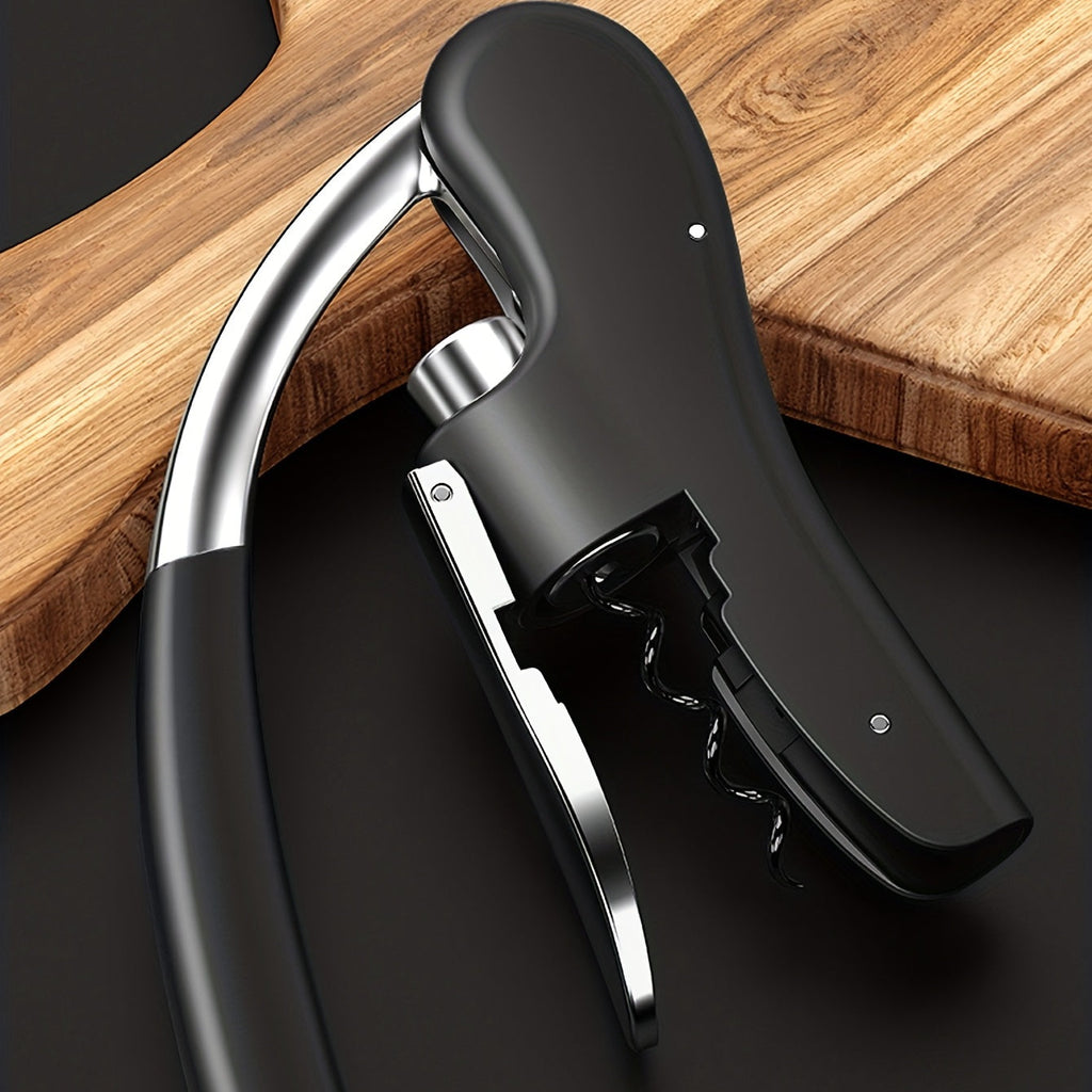 Tire-bouchon ergonomique – Ouvrir les bouteilles de vin rapidement et en toute sécurité pour la maison et la restauration