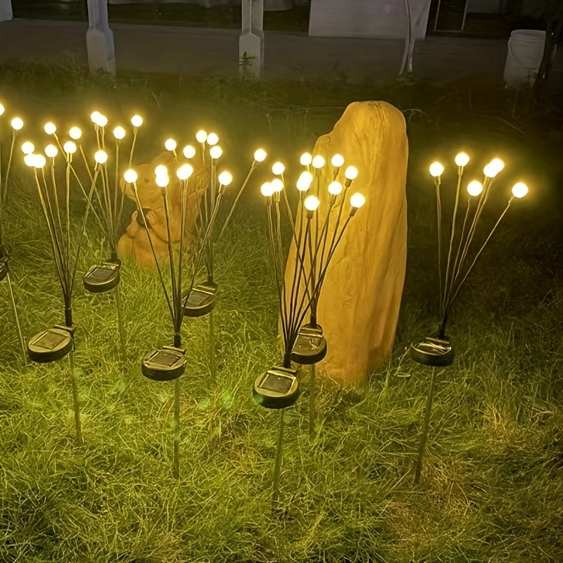 NIGHTFLARE - Lampes solaires LED Firefly de 6/8/10, décoration de festival et de jardin