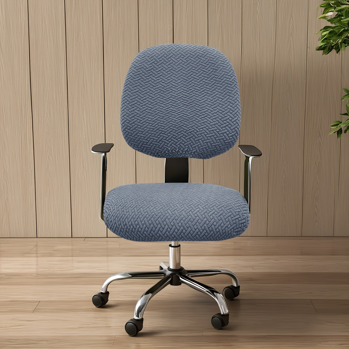 OFFICEGUARD – Ensemble de housses élastiques pour chaise/dos pour un nettoyage facile