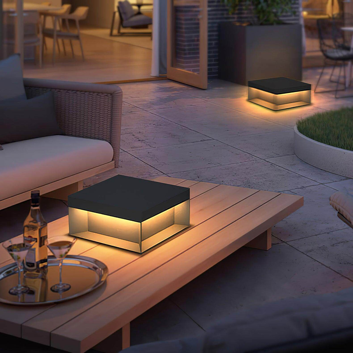 Lampe de Poste Solaire d'Extérieur - Étanche IP65