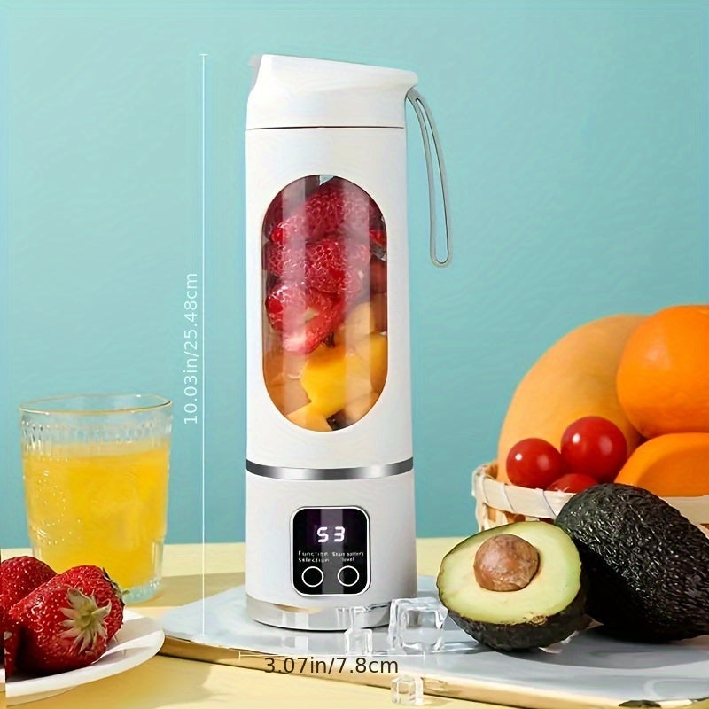 Mixeur et Extracteur de Jus USB Portable – Facile à nettoyer, parfait pour les boissons aux fruits et légumes, milkshakes, capacité de 10,14 oz à 16,91 oz