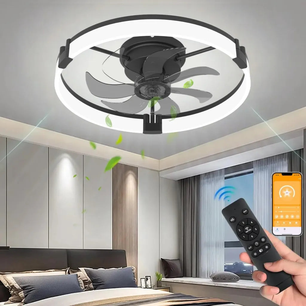 Ventilateur de plafond LED ultra-silencieux