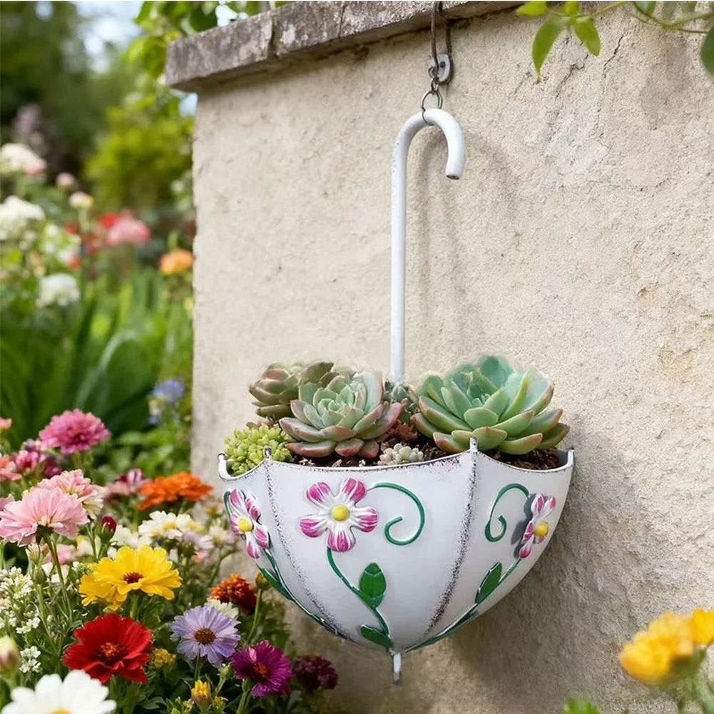 Floravento™ | Pot de fleurs suspendu au design parapluie