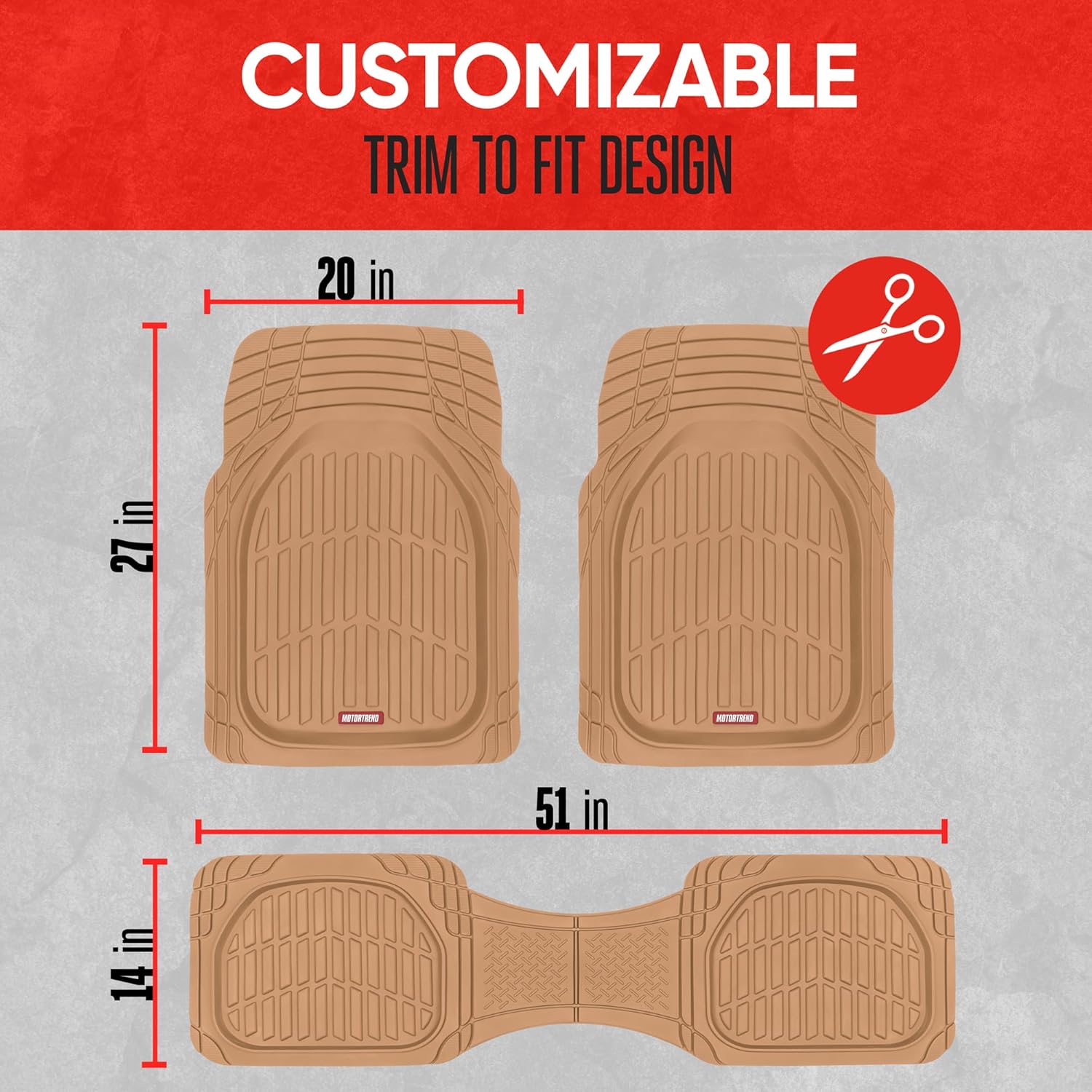 Tapis de sol pour voiture flexibles
