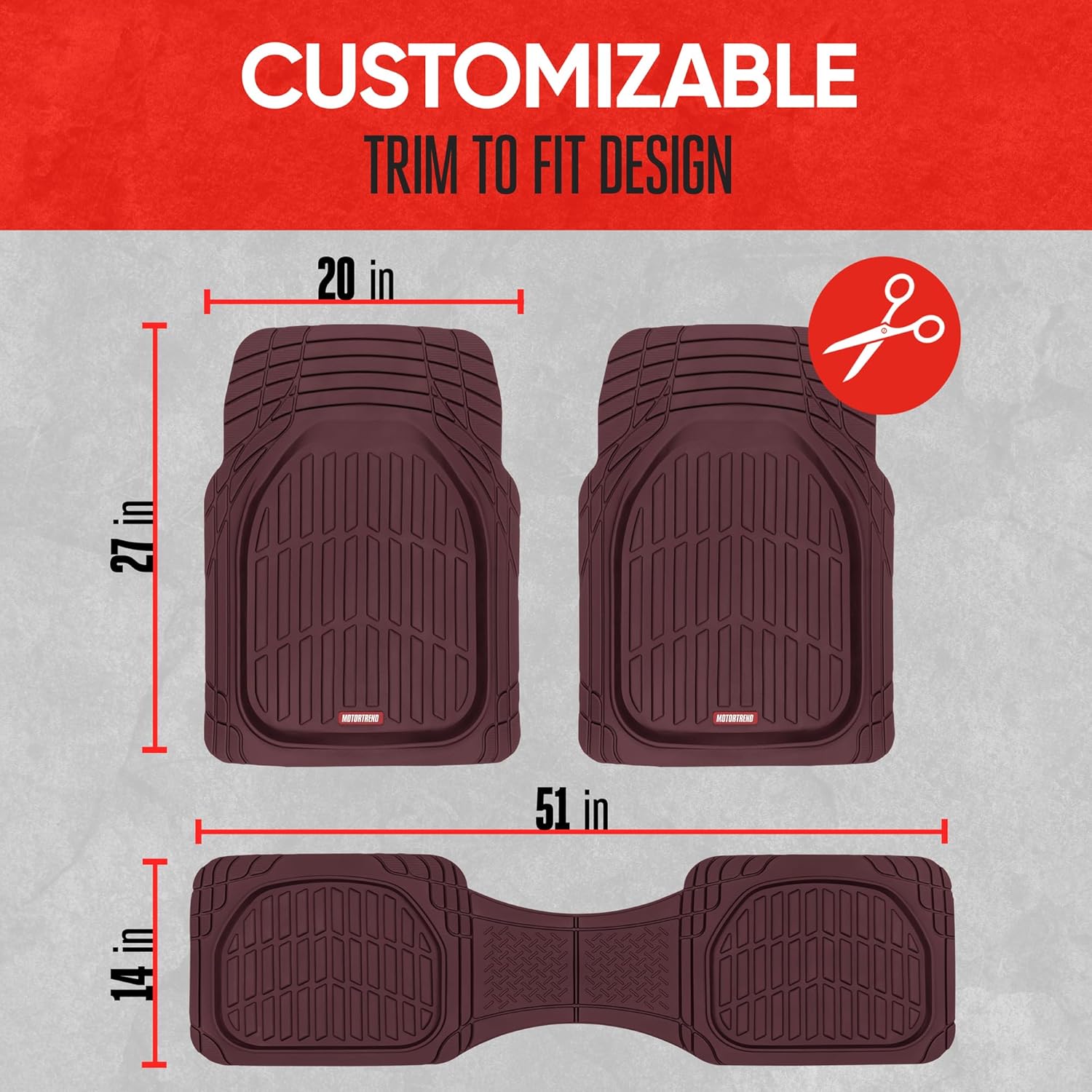 Tapis de sol pour voiture flexibles