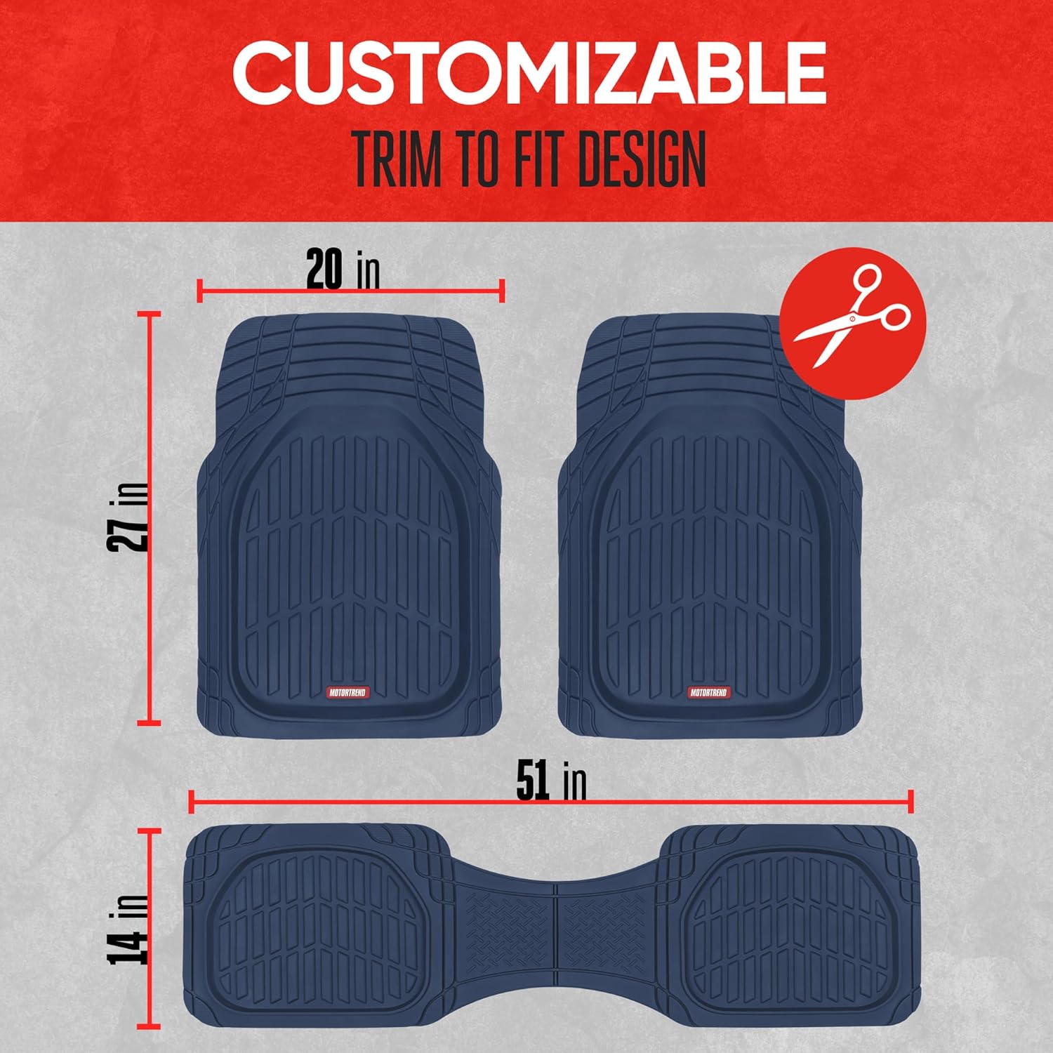 Tapis de sol pour voiture flexibles