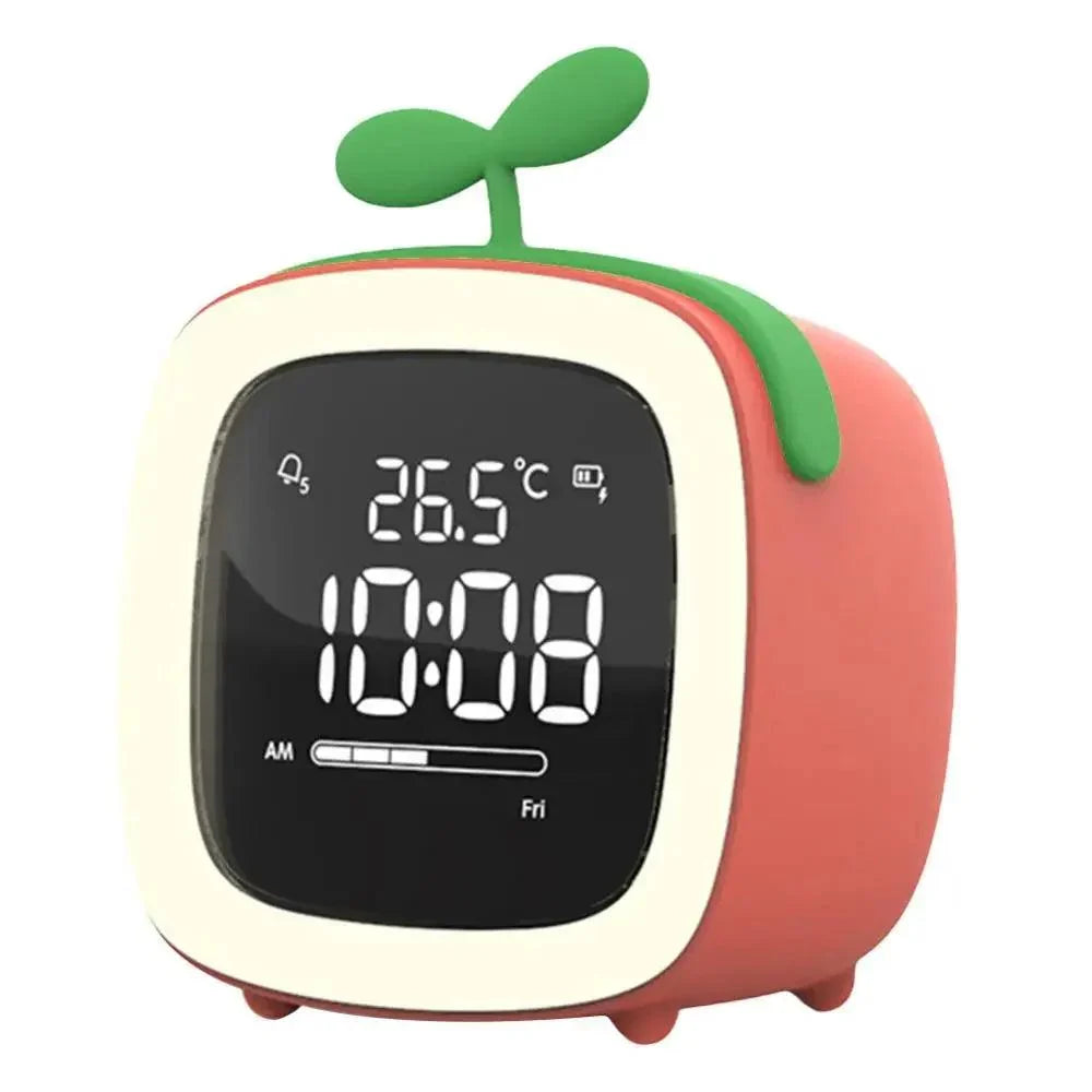 Réveil Cartoon Lapin | Design Lampe de Nuit LED | Horloge Digitale