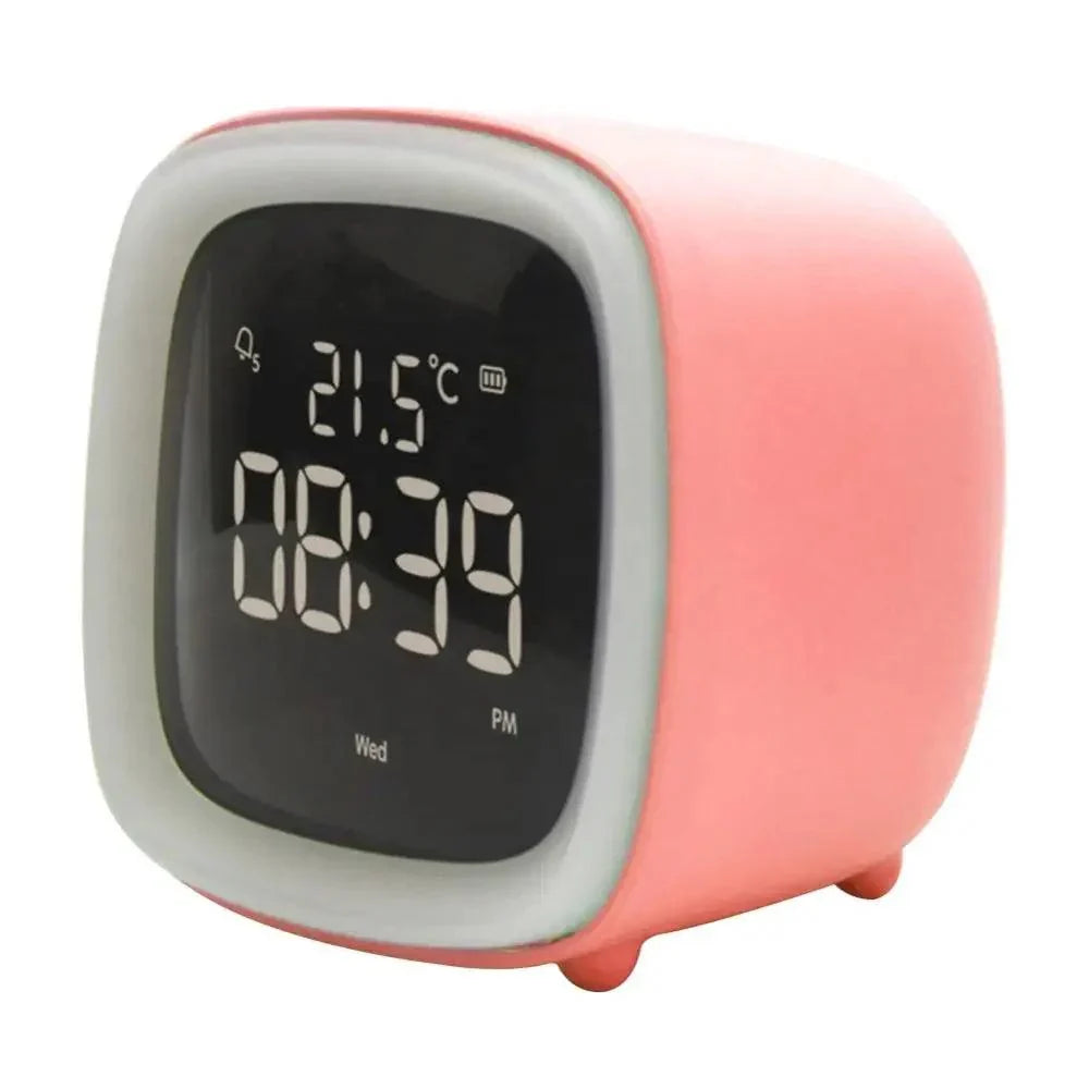 Réveil Cartoon Lapin | Design Lampe de Nuit LED | Horloge Digitale