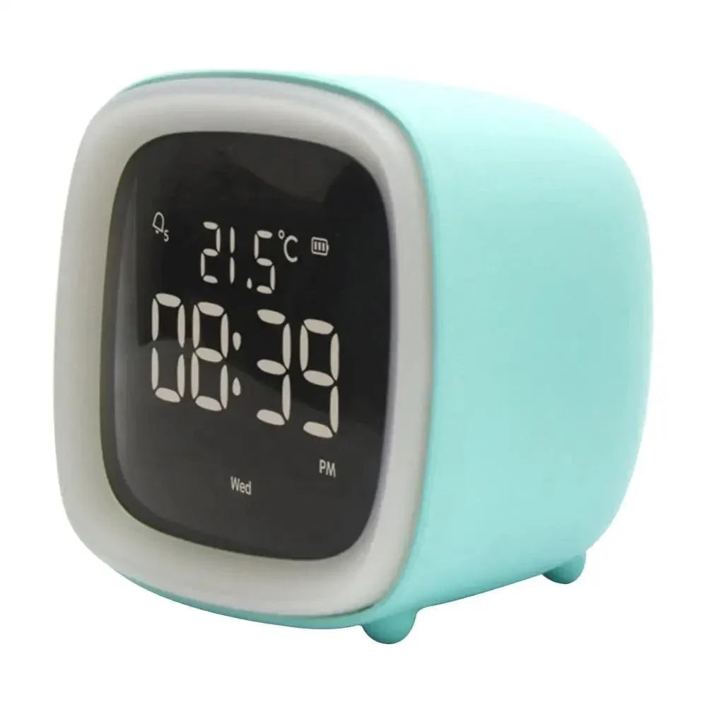 Réveil Cartoon Lapin | Design Lampe de Nuit LED | Horloge Digitale