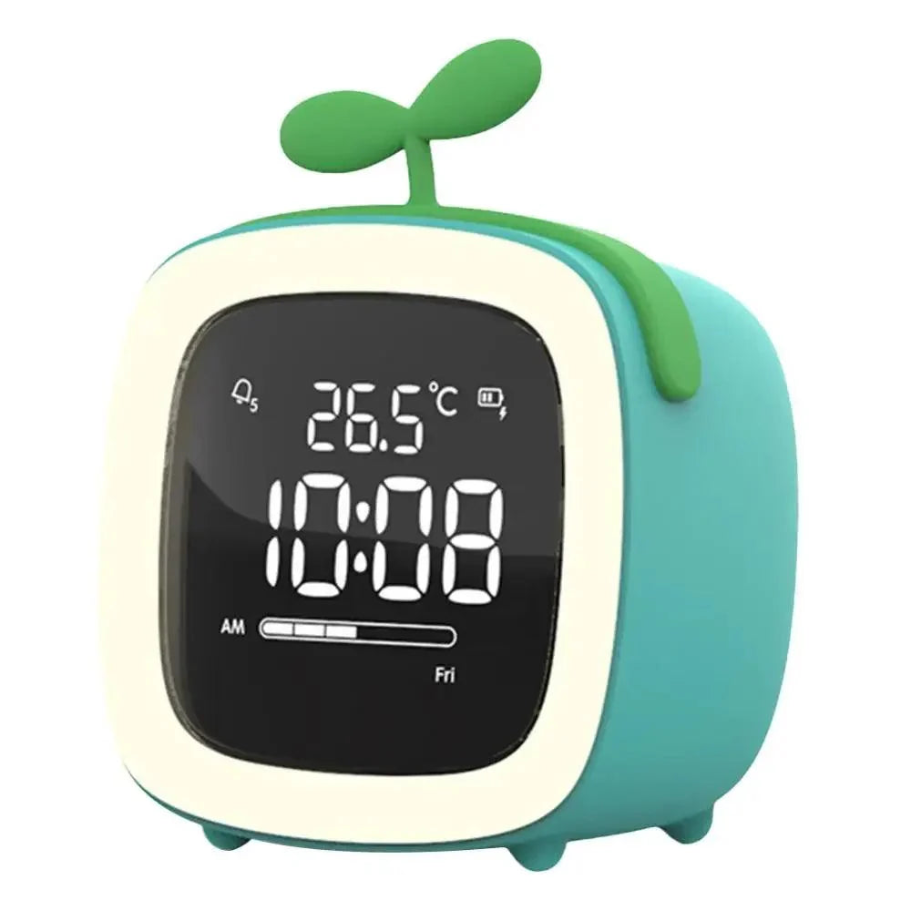 Réveil Cartoon Lapin | Design Lampe de Nuit LED | Horloge Digitale