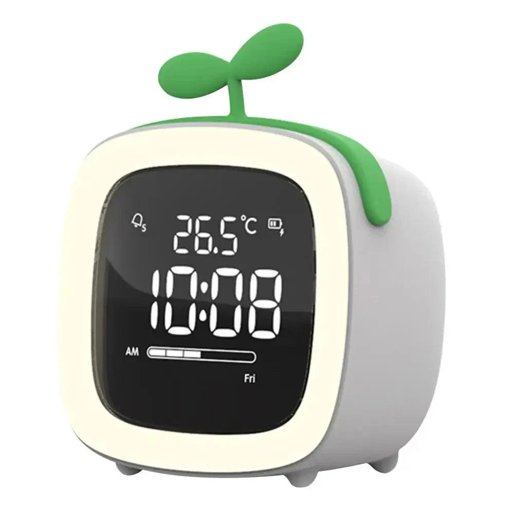 Réveil Cartoon Lapin | Design Lampe de Nuit LED | Horloge Digitale