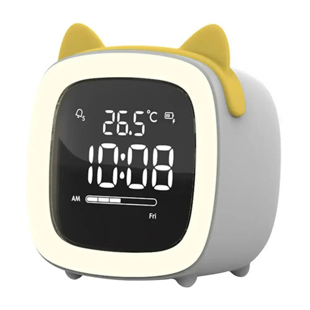 Réveil Cartoon Lapin | Design Lampe de Nuit LED | Horloge Digitale