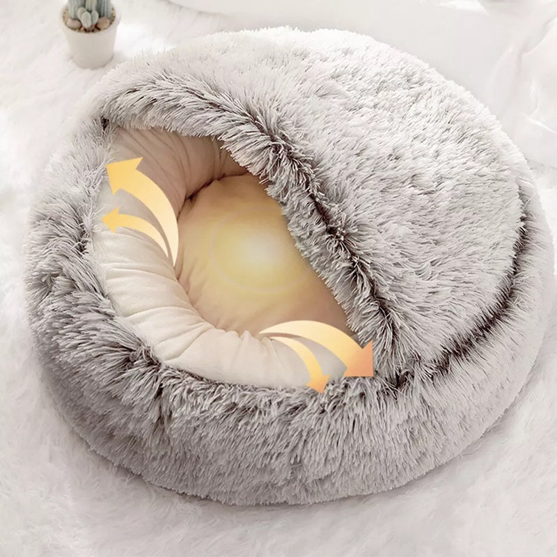 Skanto | Lit de cave pour animaux de compagnie confortable, idéal pour les chiens et les chats de toutes tailles