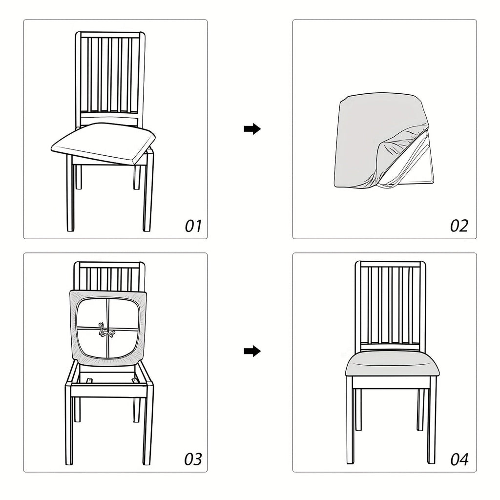 Housse CROSSFIT – Protection Élastique Moderne pour Chaises de Salle à Manger