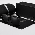 Lunettes de Soleil Polarisées pour Hommes | Monture Carrée Classique