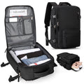 Sac à dos de voyage Travelliva pour femmes 35 L | Imperméable et avec port USB | Anti-vol et compartiment à chaussures | Pour la randonnée, la vie quotidienne et les voyages