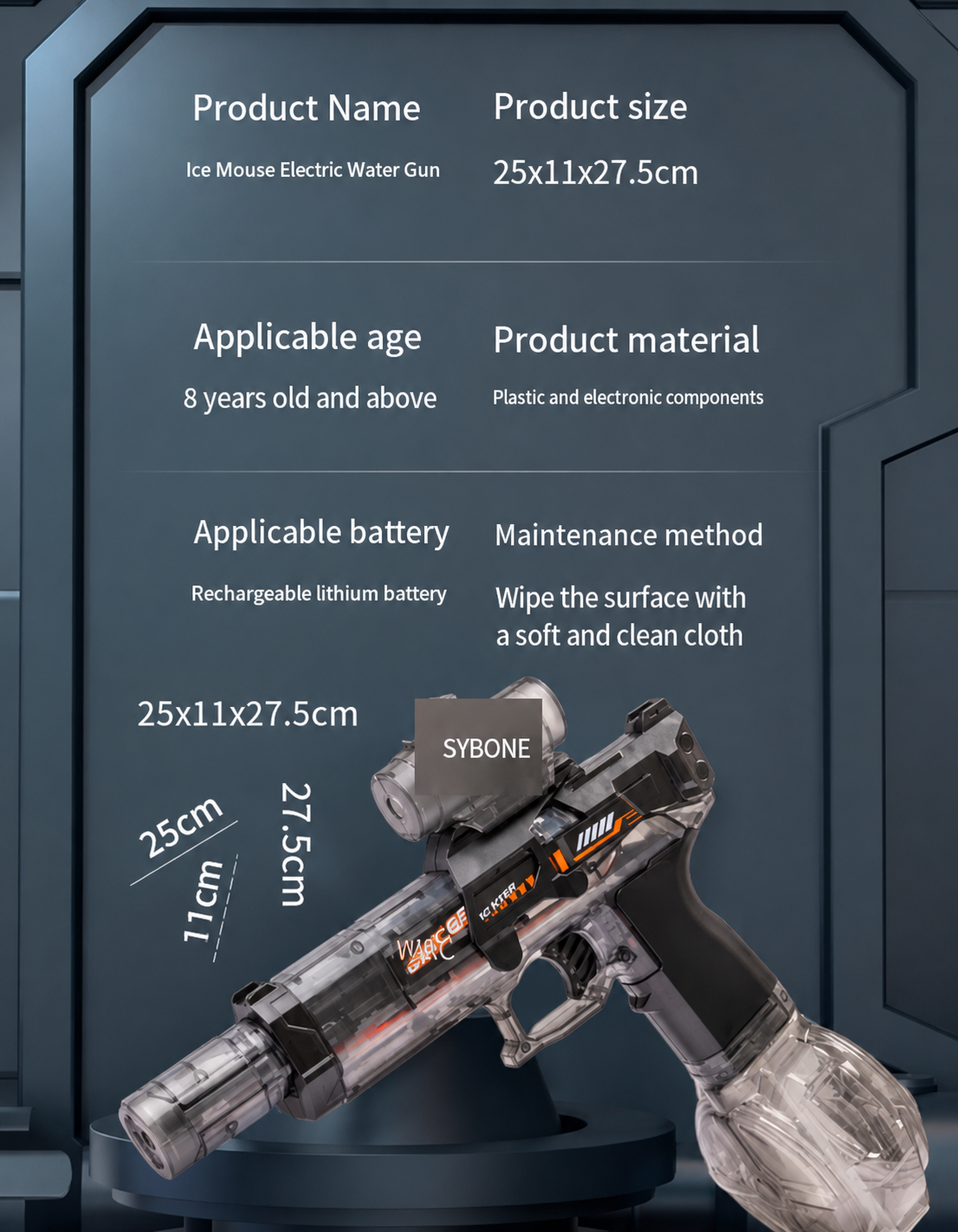 SuperBlaster - Pack Pistolet à Eau Électrique