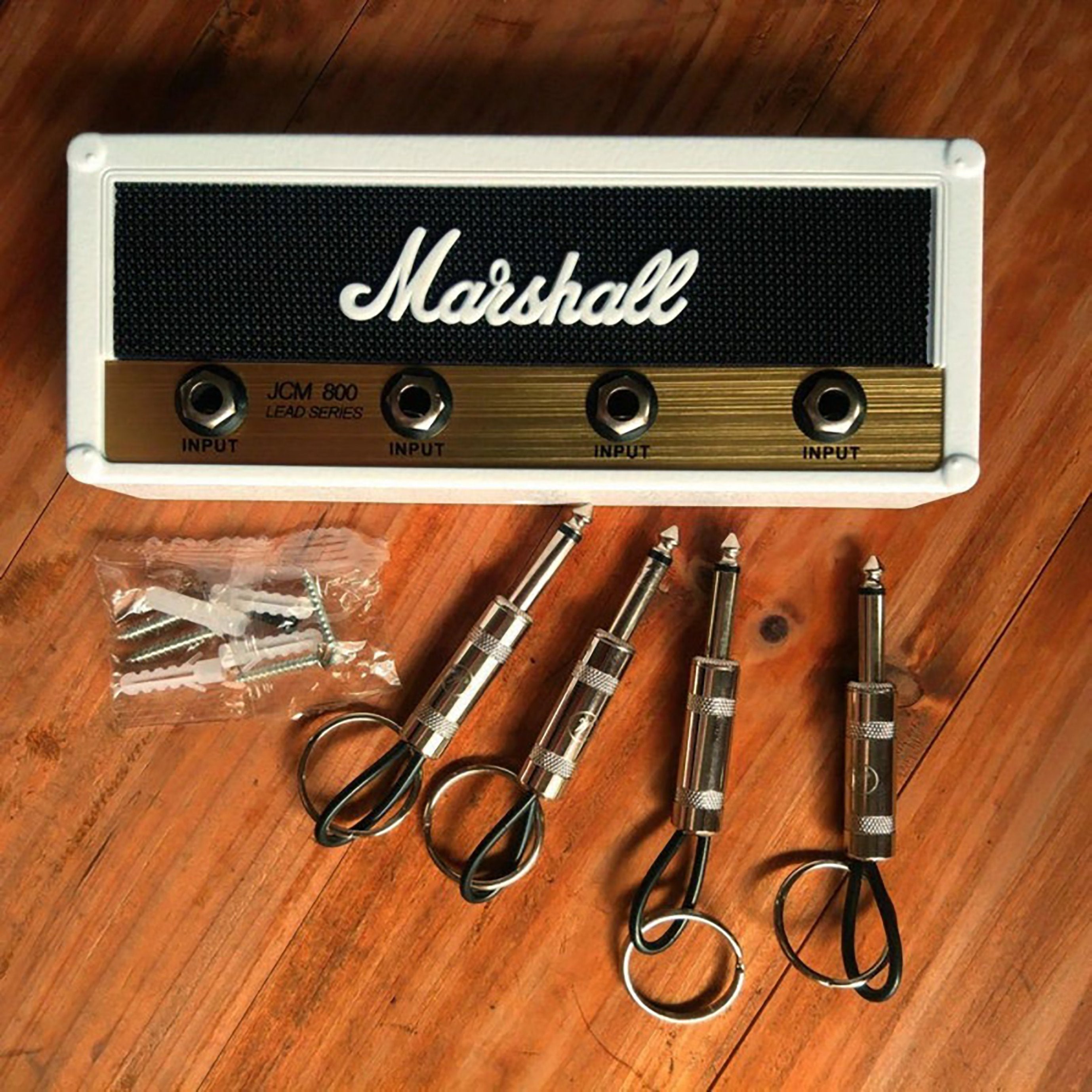 Keyamp Porte-clés | Design amplificateur de guitare | Tableau mural porte-clés avec entrées Jack