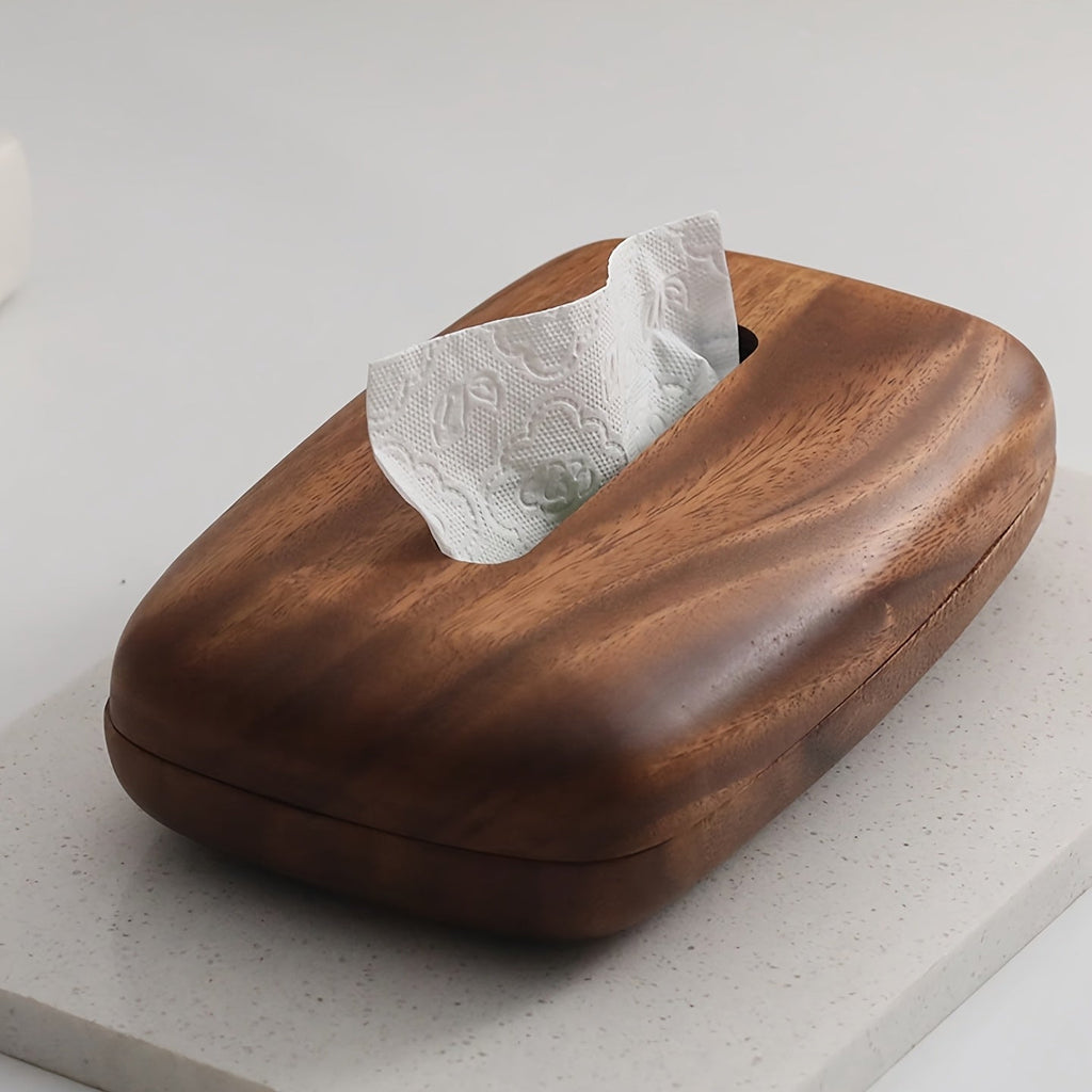 Boîte à mouchoirs en noyer – Design élégant et fonctionnel