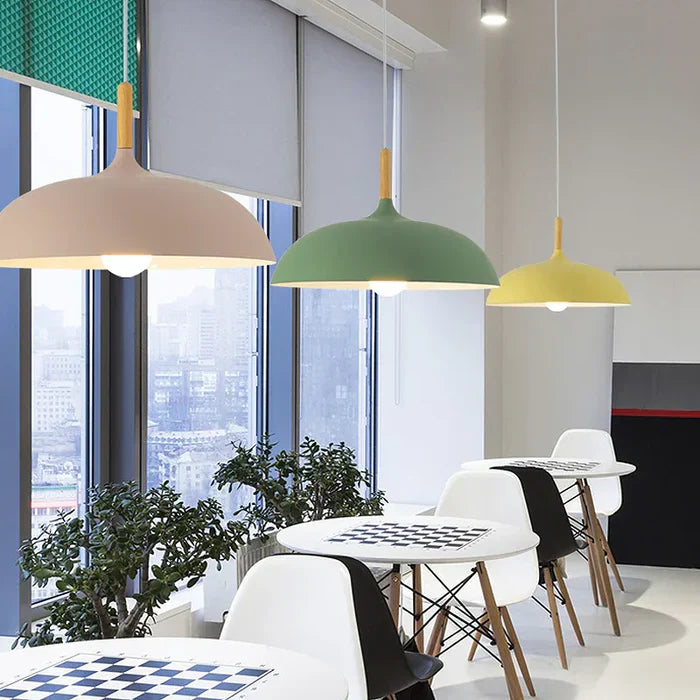 Lumière de Plafond en Chêne Scandinave - ScandiLuxe