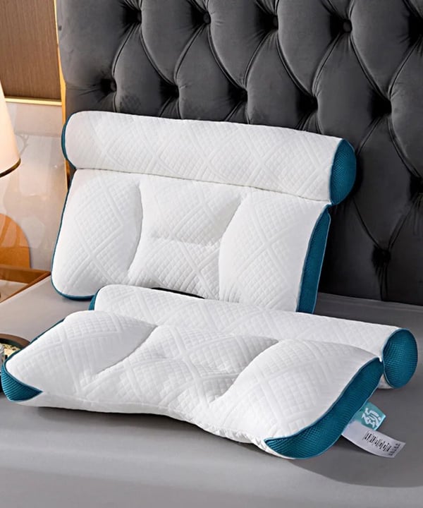 AlignEase™ — Réveillez-vous reposé grâce à un confort sur mesure pour le cou et la colonne vertébrale chaque nuit