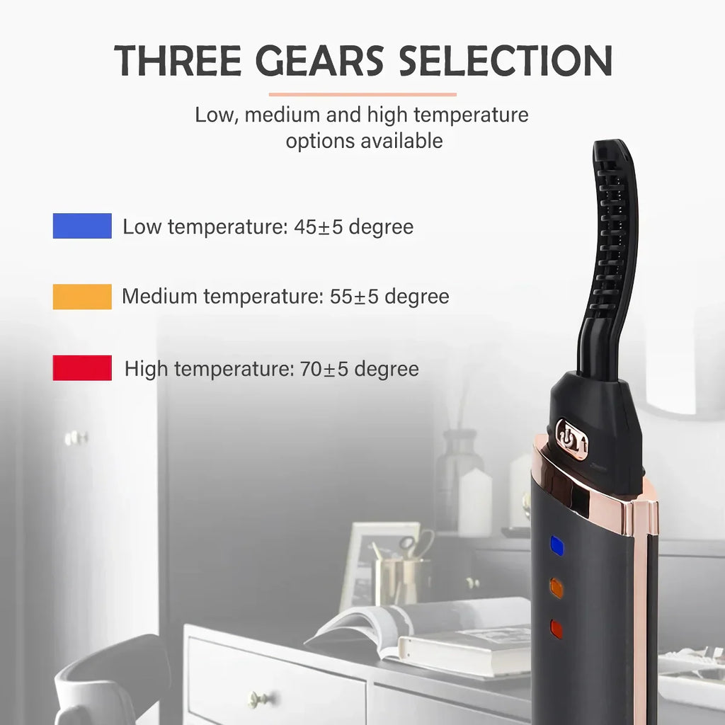 LuxeLash Pro™ | Recourbe-cils USB rechargeable à chauffage rapide