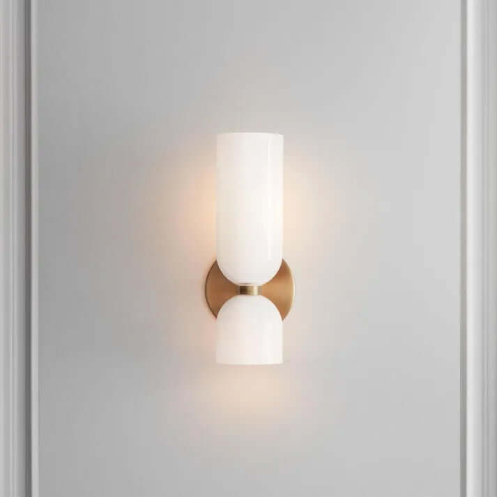 Applique Murale Moderne en Verre Double