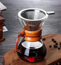Carafe à café Chemex avec ensemble de filtre Hario V60 – Infusion précise avec style
