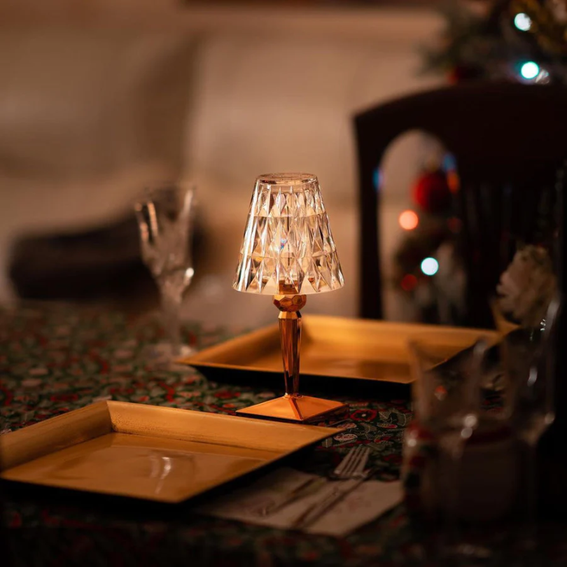 Lampe de Table Chic avec Design en Cristal - CrystalLuxe