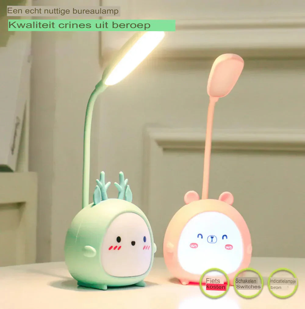 Lampe de lecture pour enfants avec protection des yeux et veilleuse USB - BrightBuddy