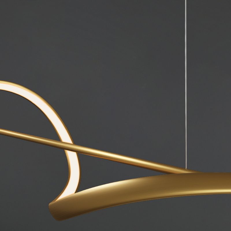 Lampe de Plafond Métallique Circulaire Élégante