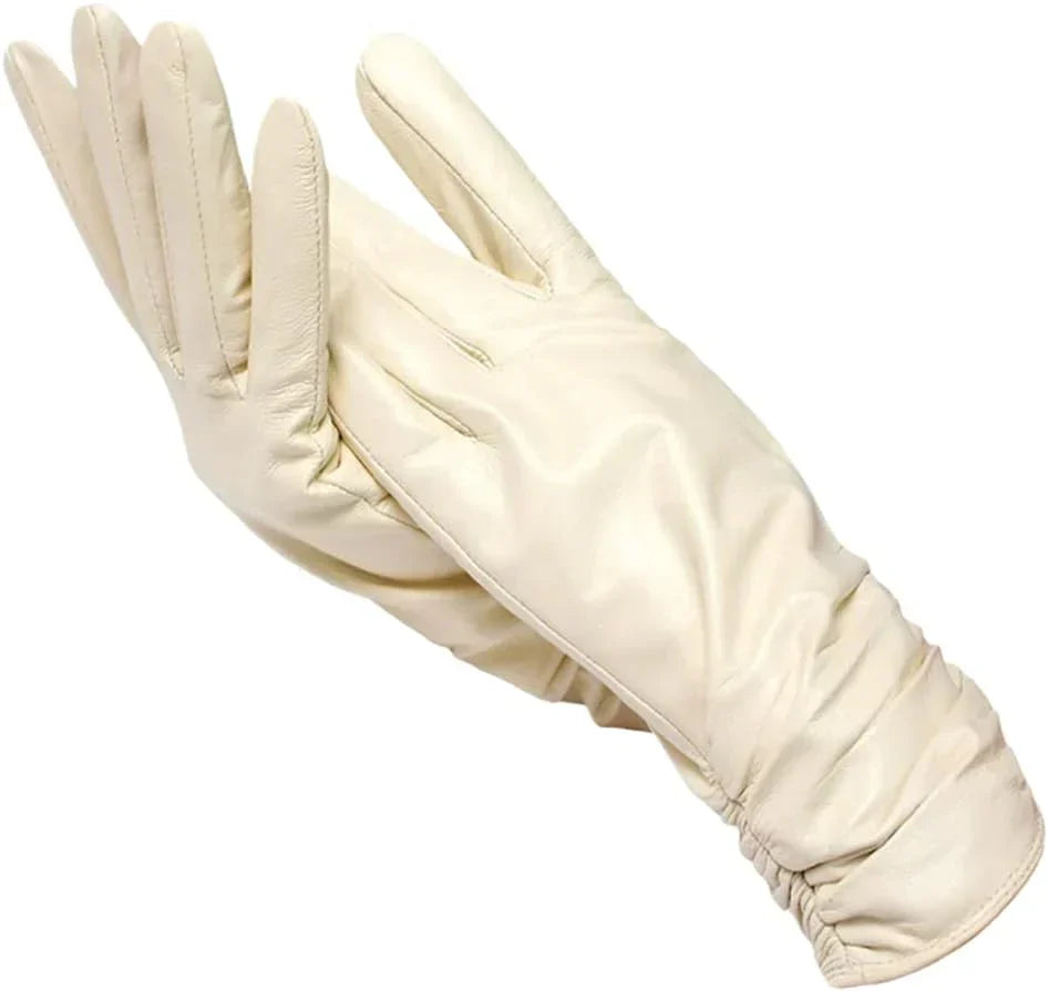 Gants en cuir classiques pour femmes - LuxLeather