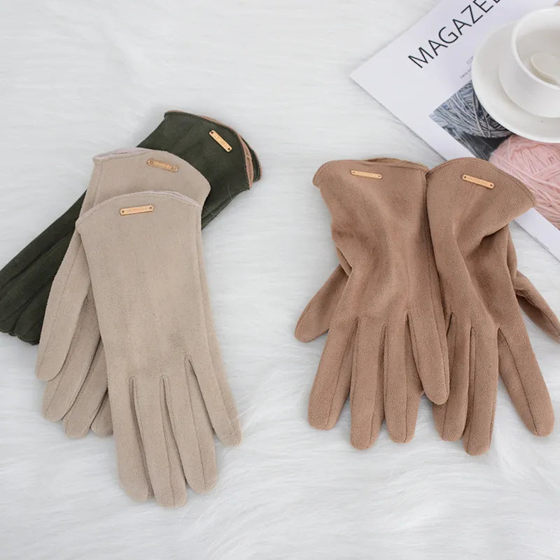 Gants pour Femmes Classiques Suède - SuaveTouch