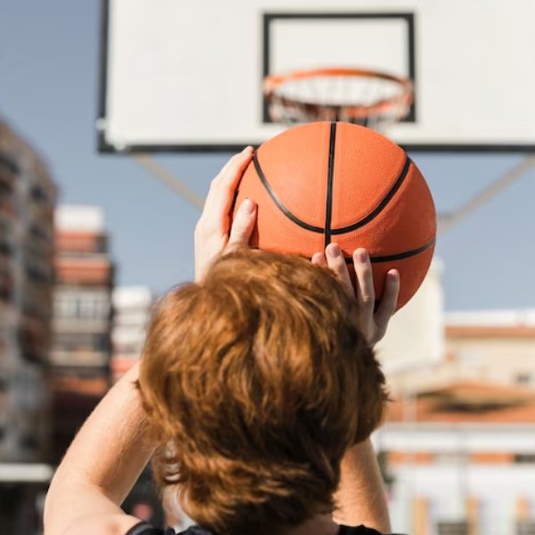 Sandsberg | Basket-ball d'intérieur silencieux | Saut doux et réduit en bruit