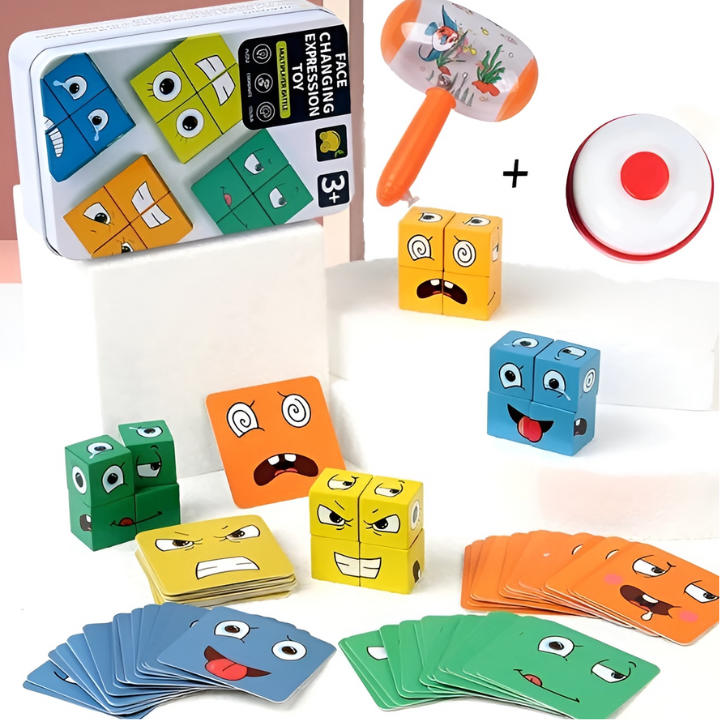 Jeu éducatif en bois – Développez les émotions et les compétences motrices de votre enfant