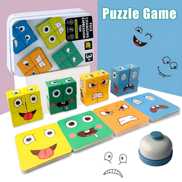 Jeu éducatif en bois – Développez les émotions et les compétences motrices de votre enfant