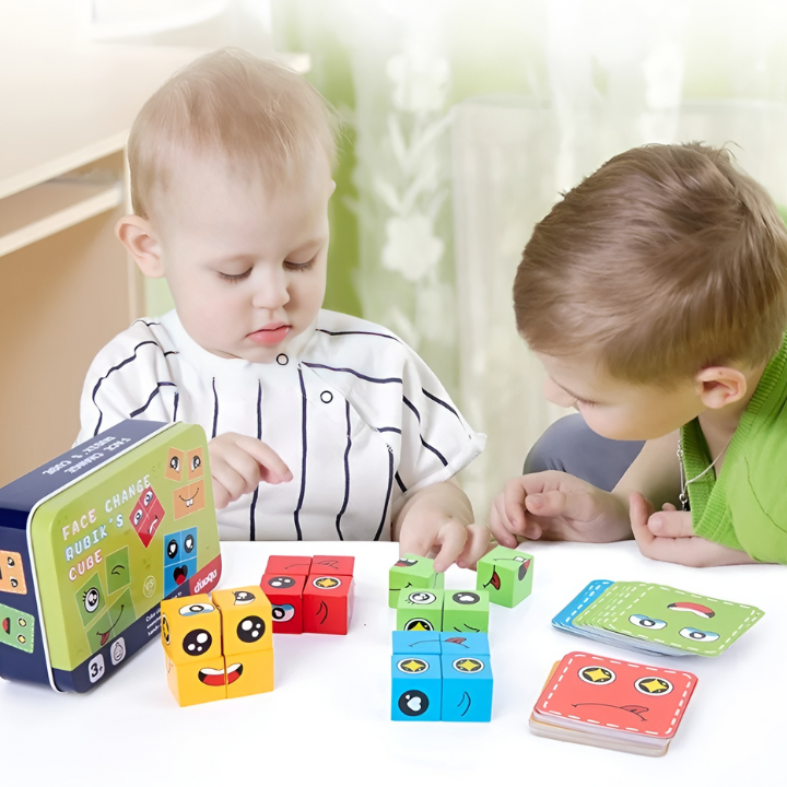Jeu éducatif en bois – Développez les émotions et les compétences motrices de votre enfant