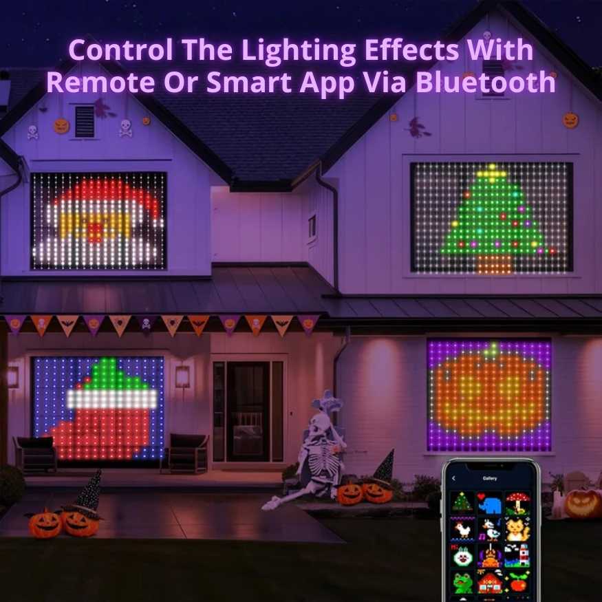 Lumières Synchronisées Rideau LED ColorWave