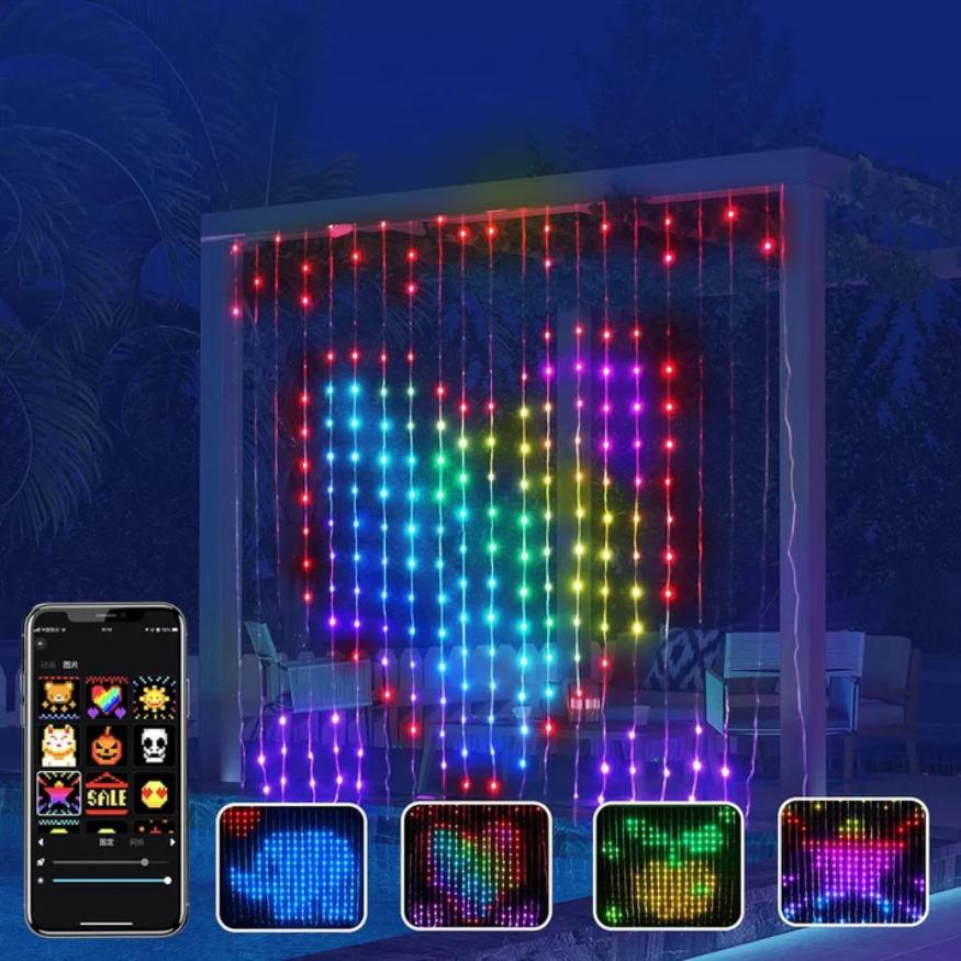 Lumières Synchronisées Rideau LED ColorWave