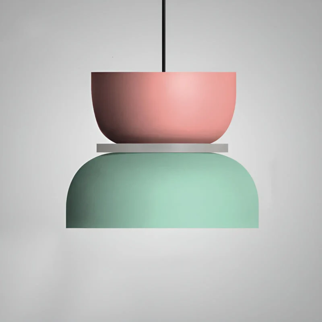Lustre LED Macaron Coloré et Tendance - VividGlow