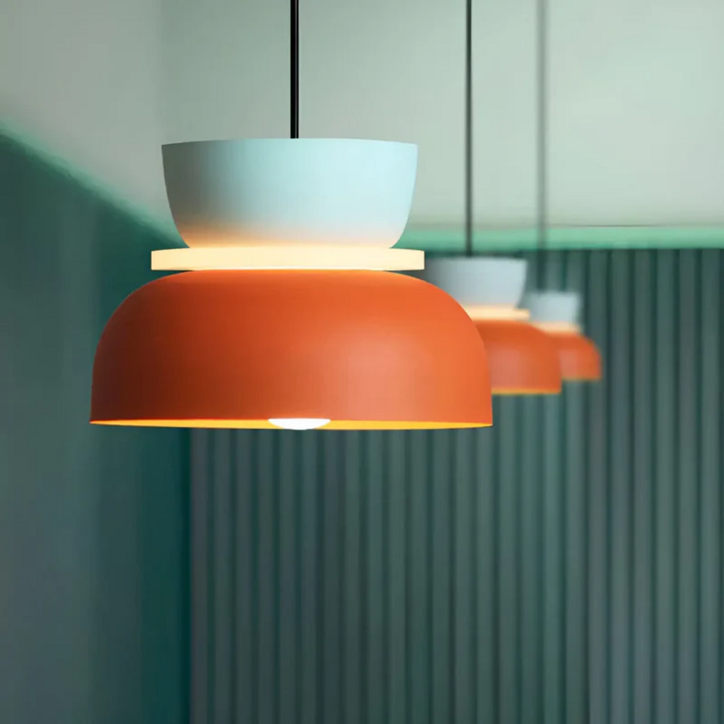 Lustre LED Macaron Coloré et Tendance - VividGlow
